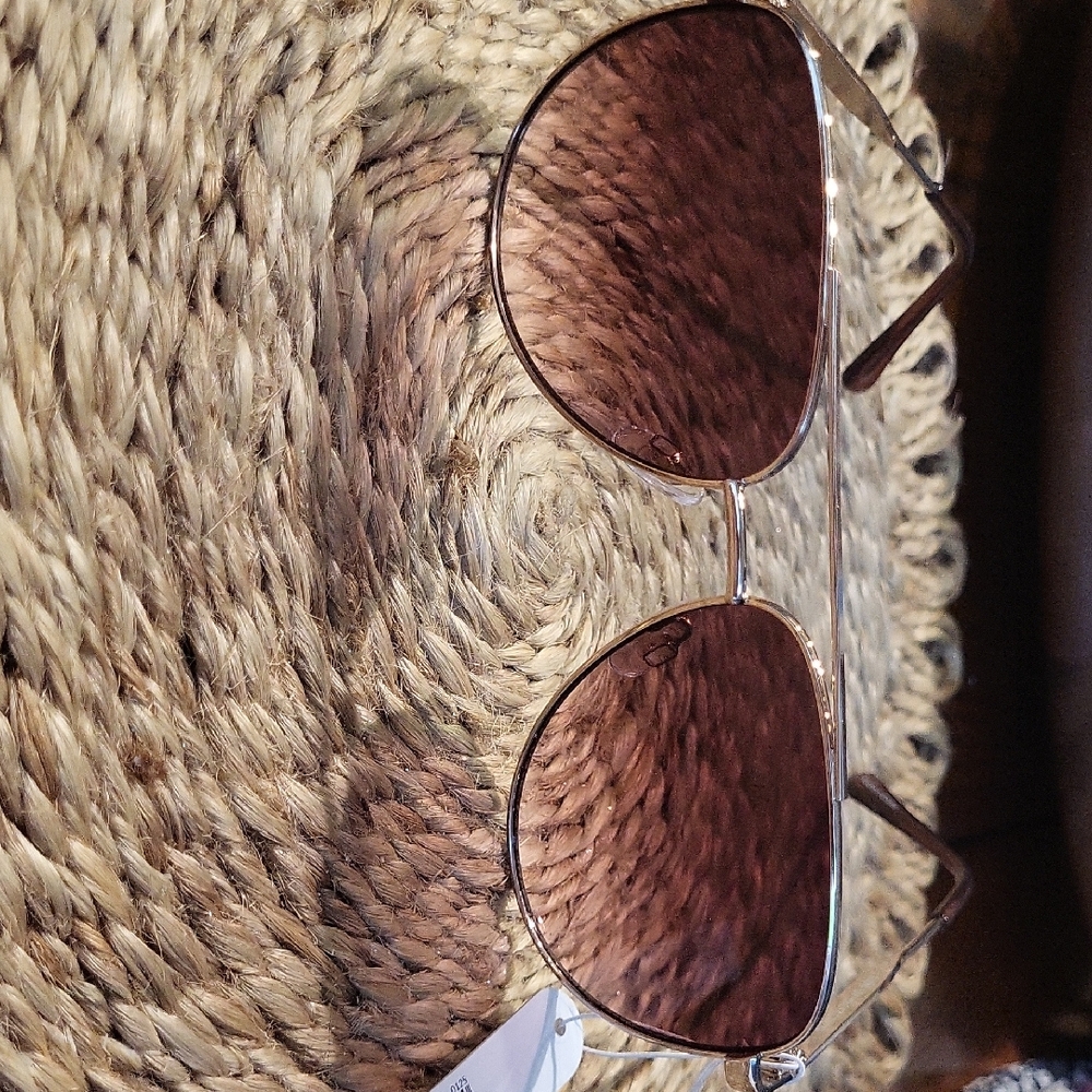 Stylish Lane Bryant Aviator Sunglasses with Brown Lenses